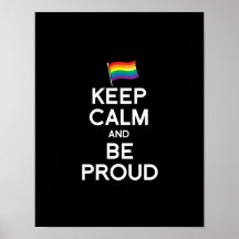 GARDEZ LE CALME ET SOYEZ FIER POSTERS