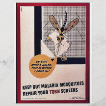 Gardez les moustiques de malaria réparent votre éb prospectus