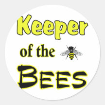 gardien des abeilles foncées autocollants