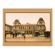 Gare de Bruxelles, horsecar Cartes Postales