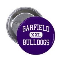 Garfield - Bulldogs - High - Seattle Washington Buttons