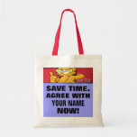 Garfield Logobox Agree With Me Tote Bag