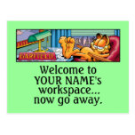 Garfield Logobox Now Go Away Postcards