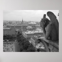 Gargouille 2 de Notre Dame Posters