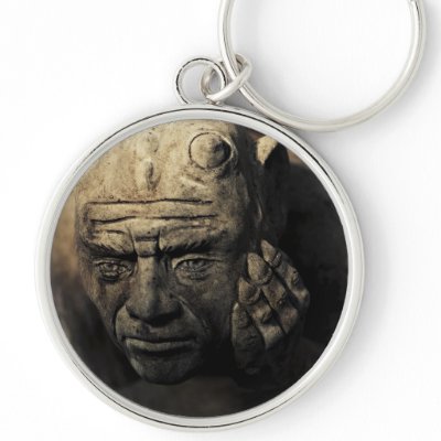 Gargoyle, Art Photography (colour), Keychain by JayneLogan