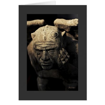 Gargoyle, Art Photography (colour), template Cards by JayneLogan