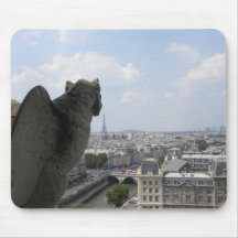 Gargoyle Atop Notre Dame Mousepad