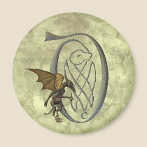 Gargoyle Decorated Initial D magnets