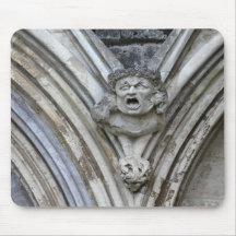 Gargoyle dog-bite mousemat