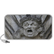 Gargoyle dog-bite speakers