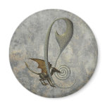 Gargoyle Monogram C Magnet