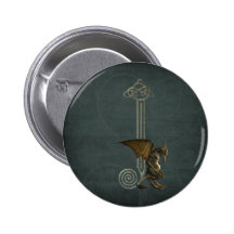 Gargoyle Monogram J Pin
