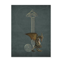 Gargoyle Monogram J Post Card