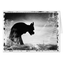 GARGOYLE NOTRE DAME PARIS FRANCE GREETING CARDS