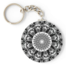 Gargoyle Rosette Keychain