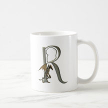 Gargoyles Monogram R Mugs