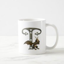 Gargoyles Monogram T Coffee Mug