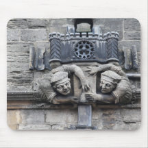 Gargoyles-with-hats mousemat