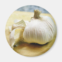 Garlic Cloves Still Life Fridge Magnet