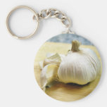 Garlic Cloves Still Life Key Chains
