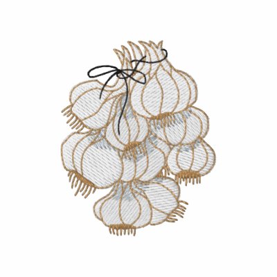 Garlic Rope by ZazzleEmbroidery