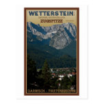 Garmisch - Zugspitze above Town Post Cards