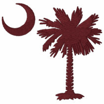 Garnet Palmetto Moon Embroidered Shirt