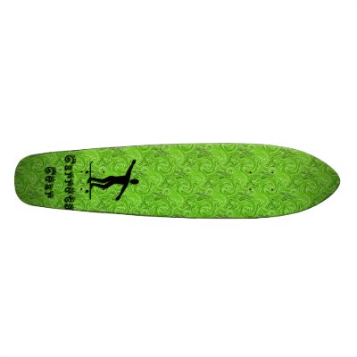 Garrets Gear Logo Old School Skateboard by garretsgear