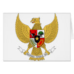 Garuda Pancasila, t Arms Indonesia, Indonesia Greeting Card