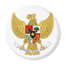Garuda Pancasila, t Arms Indonesia, Indonesia Refrigerator Magnet