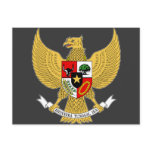 Garuda Pancasila, t Arms Indonesia, Indonesia Post Cards
