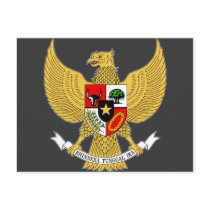Garuda Pancasila, t Arms Indonesia, Indonesia postcards