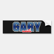 Gary Bumper Bumper Stickers