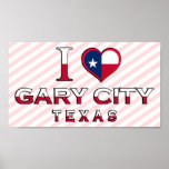 Gary City, Texas Poster