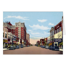 Gary Indiana Broadway Avenue Card