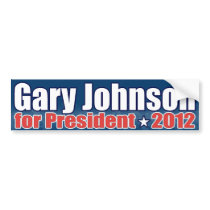 Gary Johnson for President Bumper Sticker