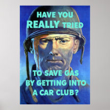 Gas Conservation Print