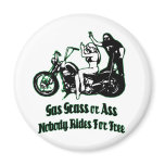 Gas Grass or Ass Refrigerator Magnets