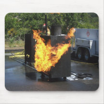 gas live fire training/ mouse pad