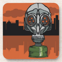 Gas Mask/Biohazard Coaster