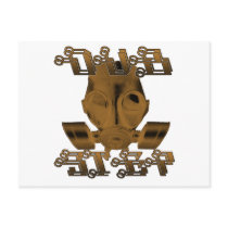 GAS MASK DUBSTEP POST CARDS