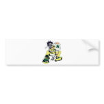 gas mask hippie cannibus high funny vector bumper sticker