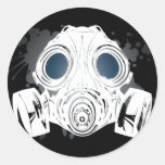 GAS_MASK_PROTECTION ROUND STICKER
