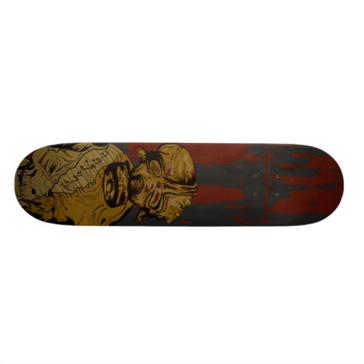 Gas Mask Zombie skate boards