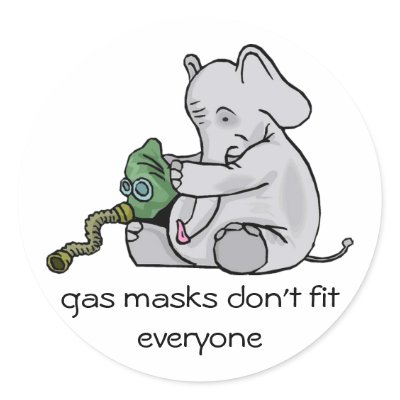 Gas Masks Sticker by HolidayBug