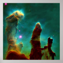 Gas Pillars in the Eagle Nebula -2007 Print