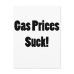 Gas Prices Suck! Postcard