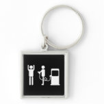 Gas Pump Robbery Keychains