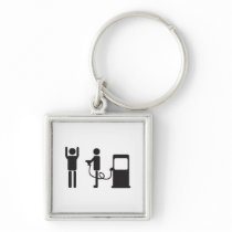 Gas Pump Robbery Keychains