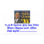 Gas Pump Sticker to protest high gas prices
